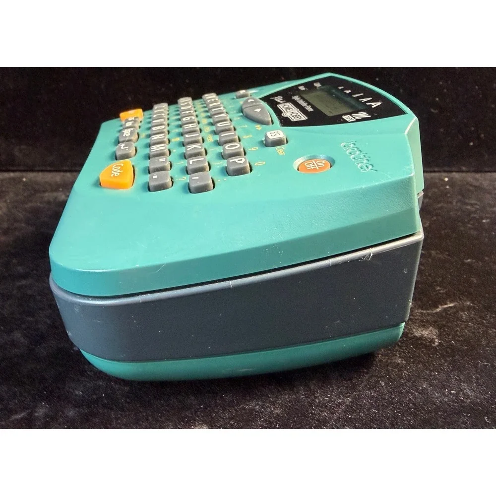 Brother P-Touch PT-65: Home Hobby Label Maker, Teal, Handheld, M-Tape  WORKS